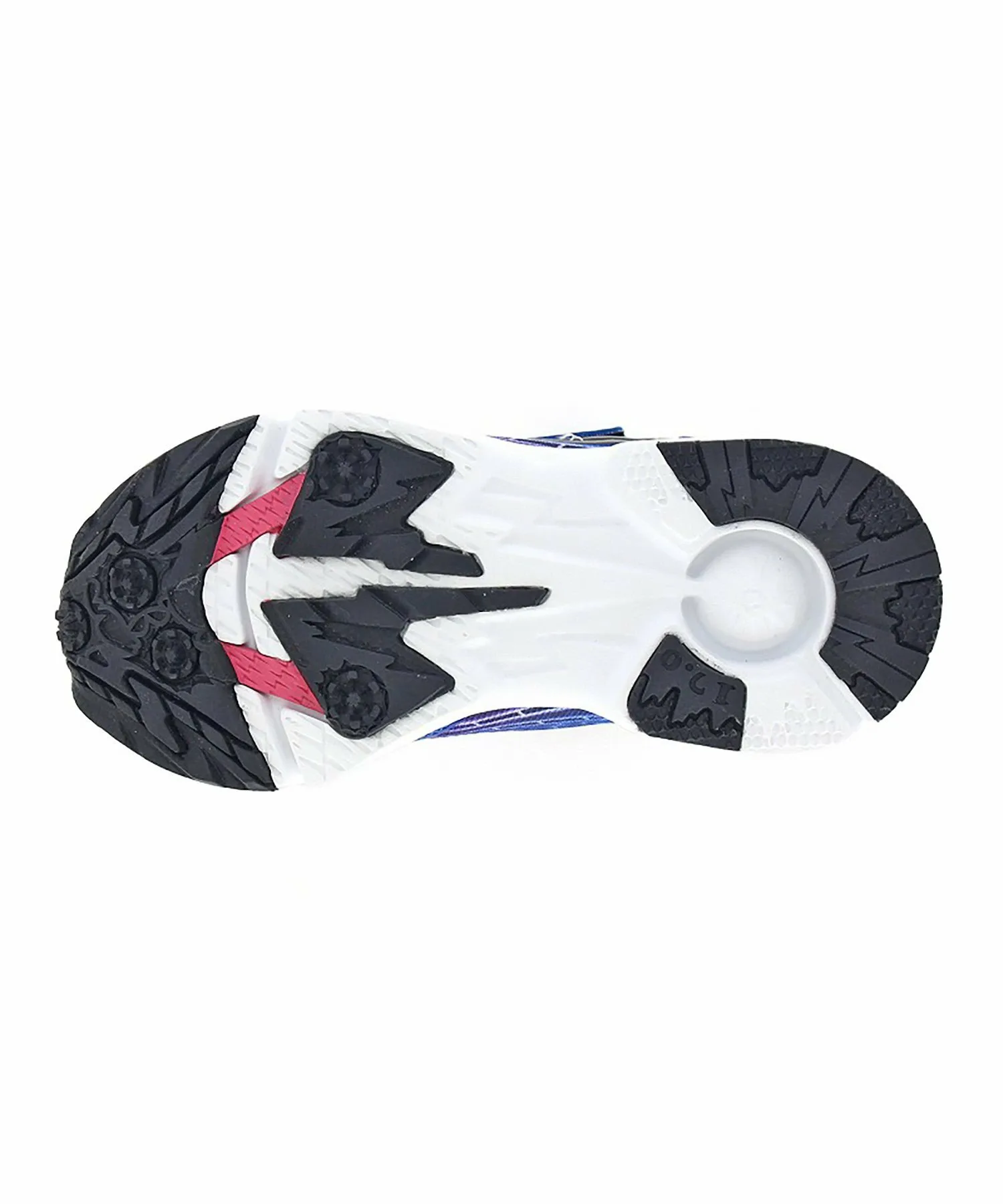 Детские кроссовки MoonStar SS K1241 синего цвета для мальчиков, широкая посадка. Superstar, blue — фото 2
