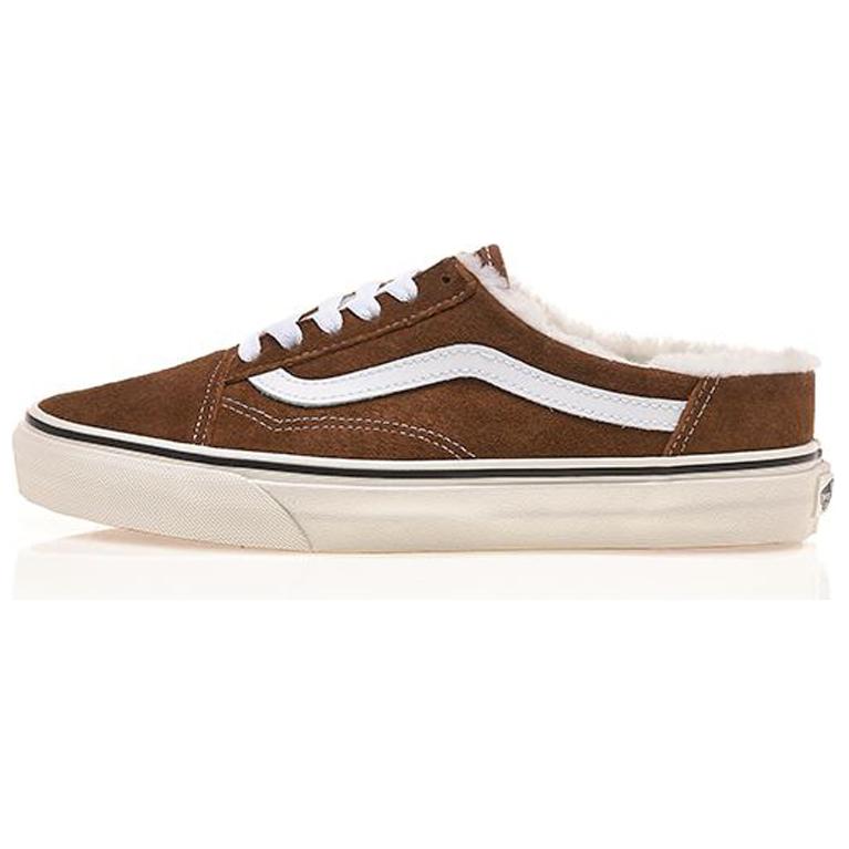 

Кроссовки для скейтбординга Old Skool, унисекс, низкие, коричневые/белые Vans