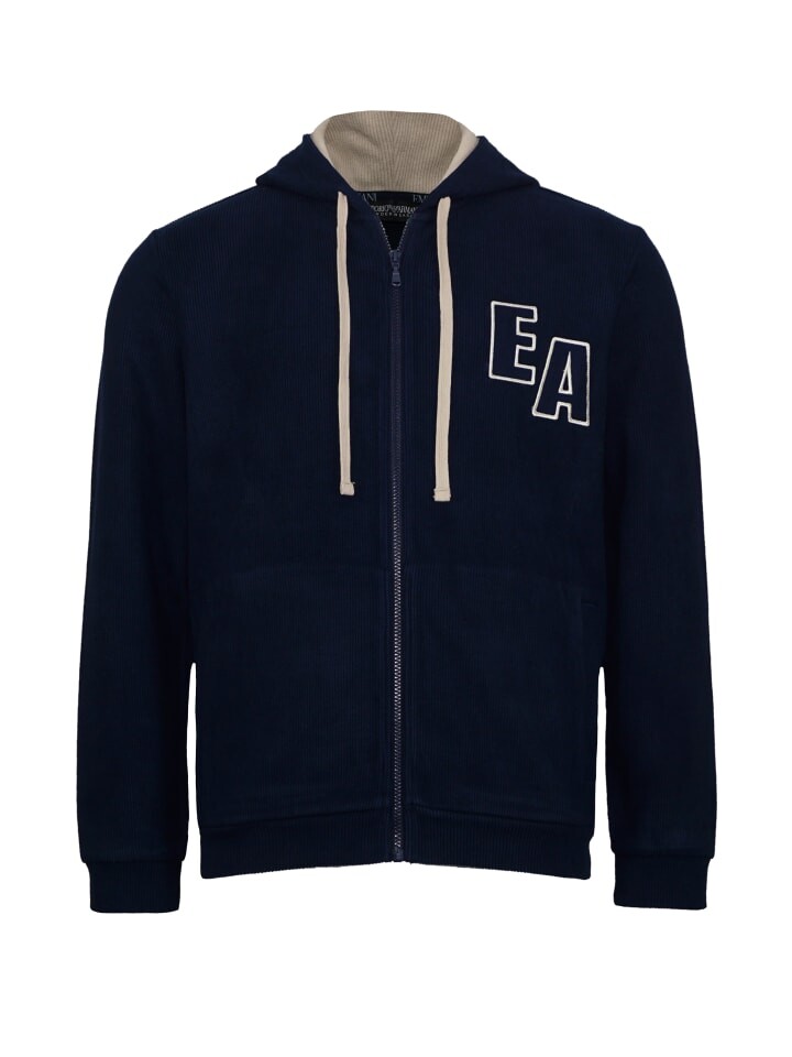 

Спортивная куртка Emporio Armani Hoodie, темно-синий