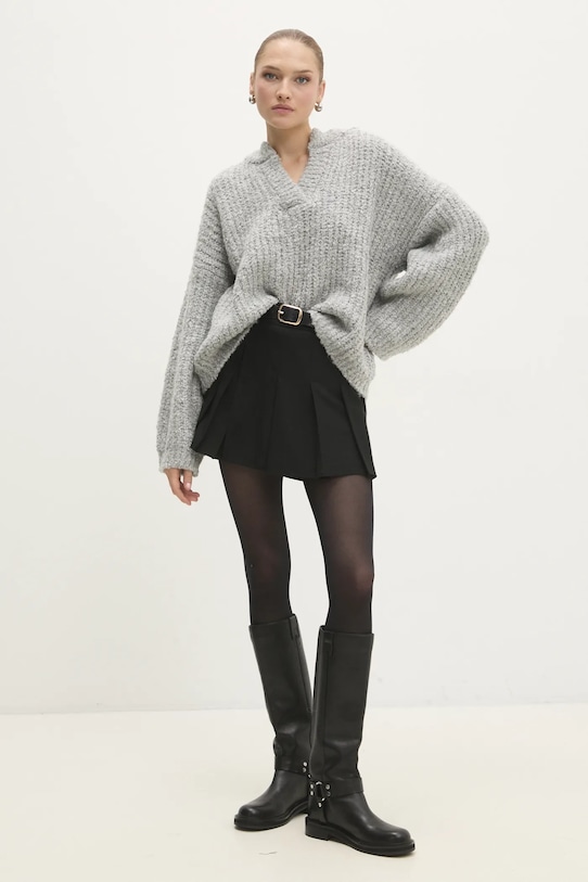 

Свитер с шерстью Answear.Lab, серый