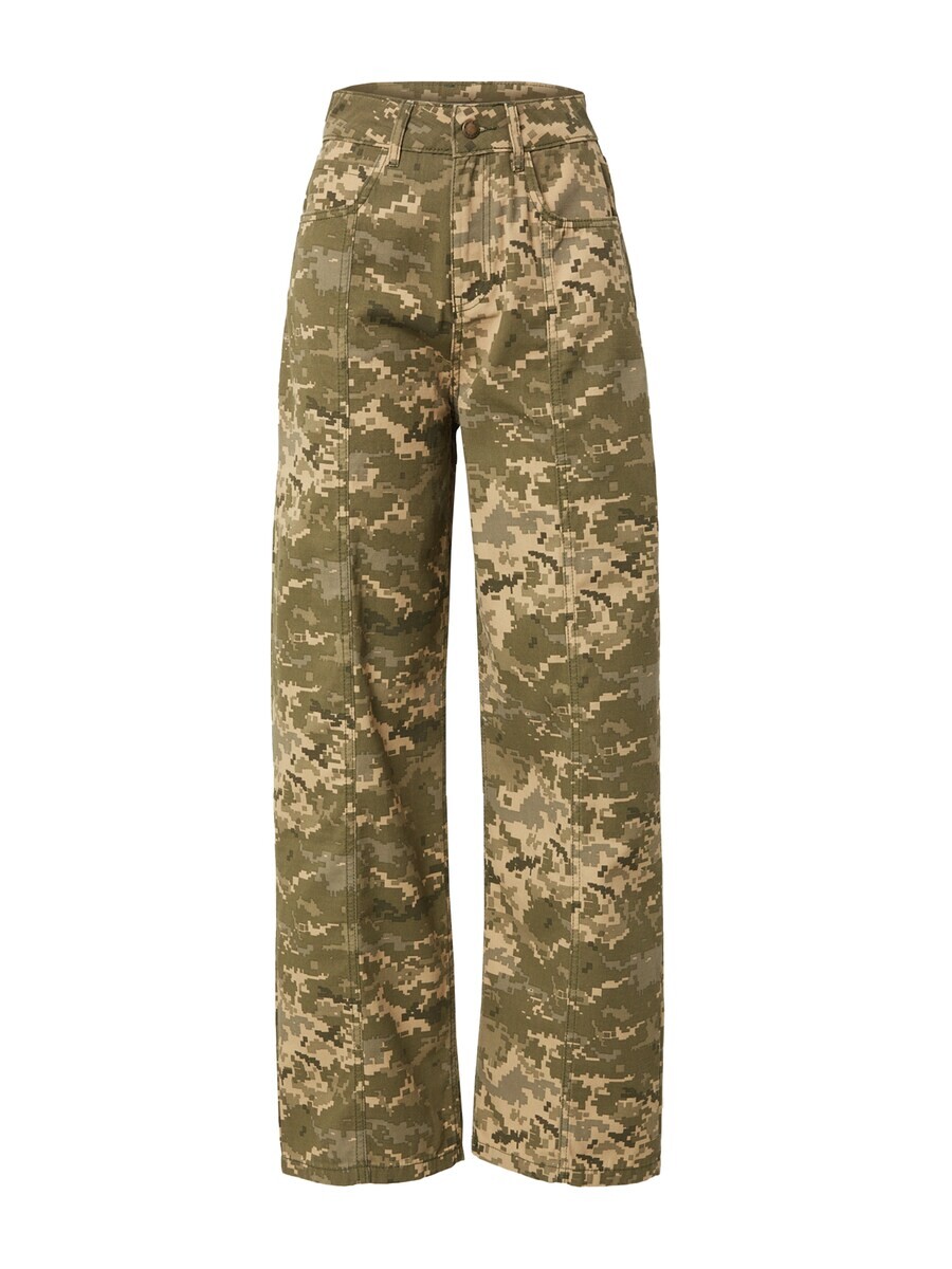 

Широкие брюки Nasty Gal ABSTRACT, цвет Khaki/Olive