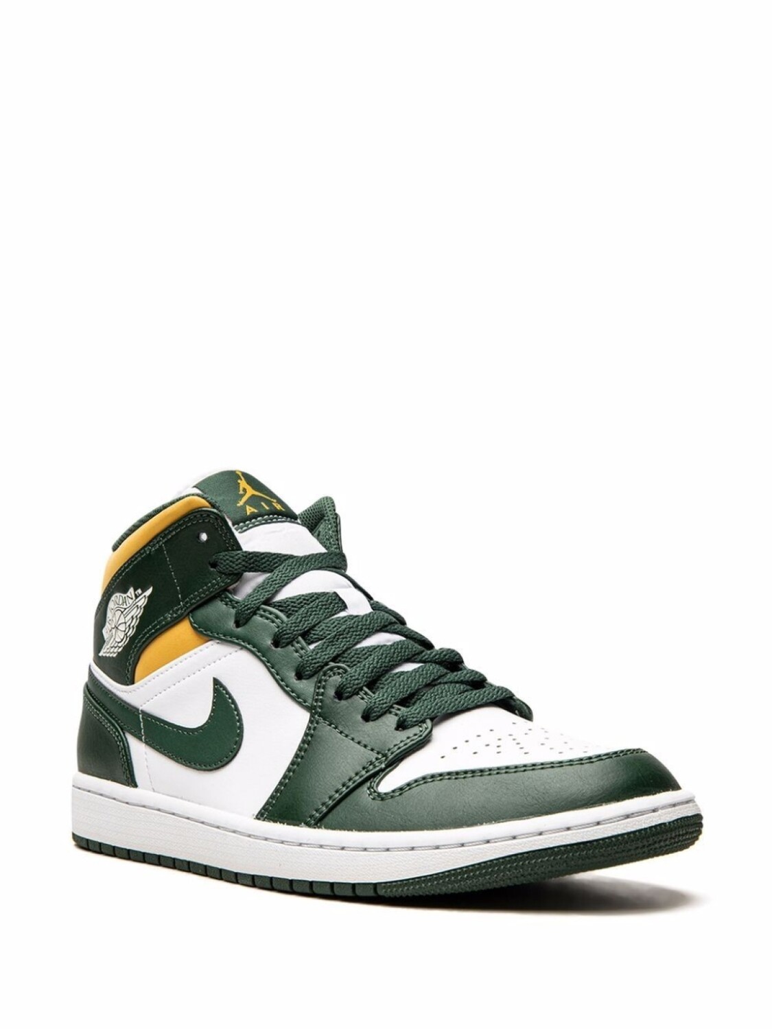 Кроссовки Air 1 Mid Jordan, зеленый — фото 2
