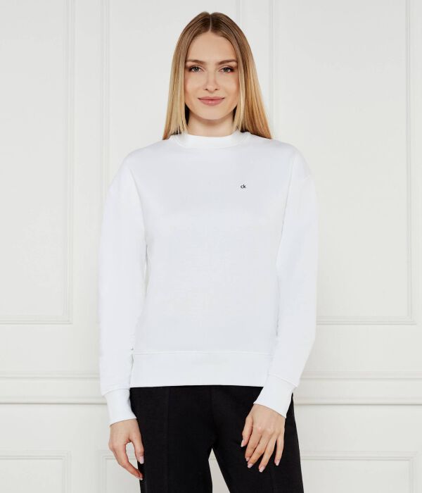 

Махровый свитер Regular fit Calvin Klein, белый