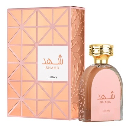 

Shahd Eau De Parfum 100 мл Миндаль Апельсин Жасмин Белые цветы Оррис Тубероза Янтарь Ваниль Пралине и мускус для мужчин и женщин, Lattafa Perfumes