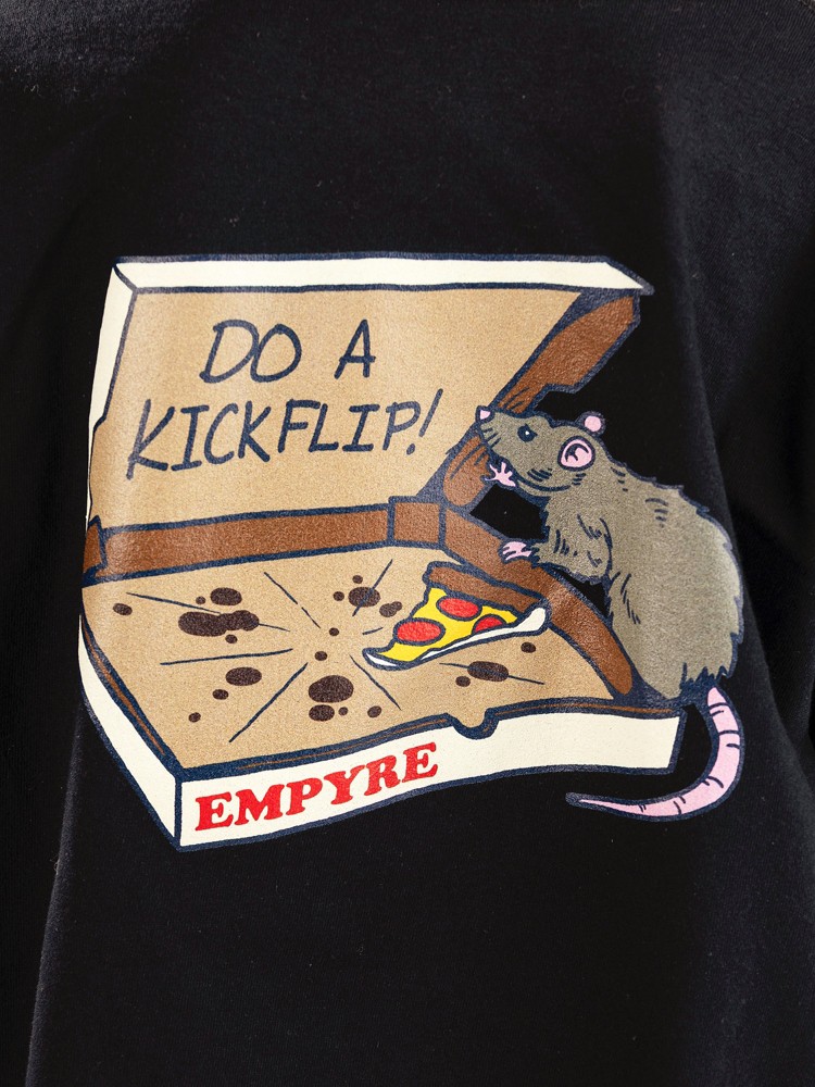 Футболка Empyre Pizza Rat Kids T-Shirt, black — фото 4