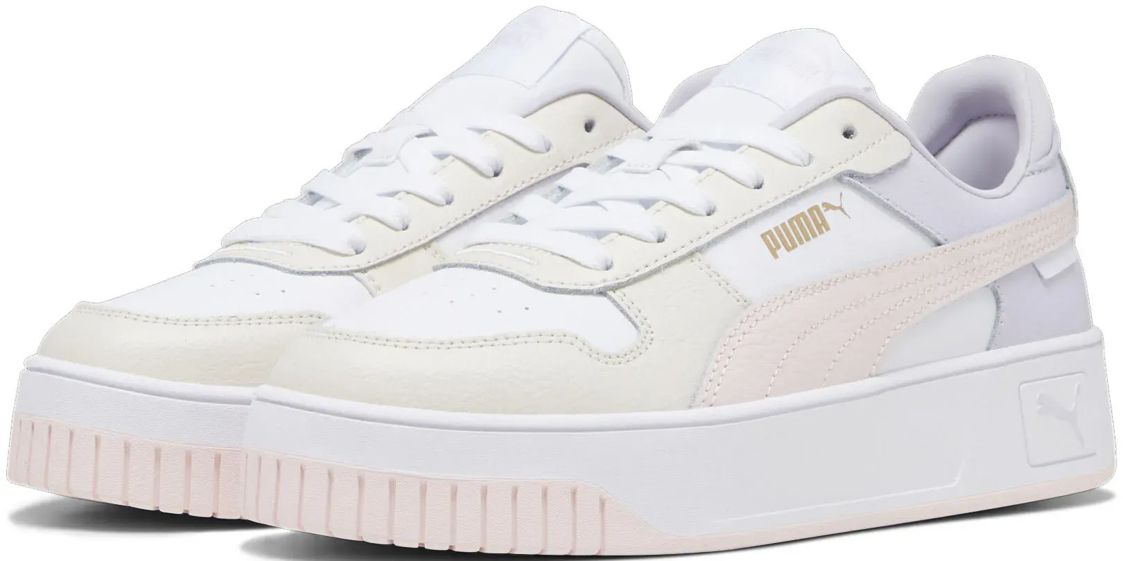 Кроссовки PUMA "CARINA STREET", цвет Puma White-Frosty Pink-Alpine Snow
