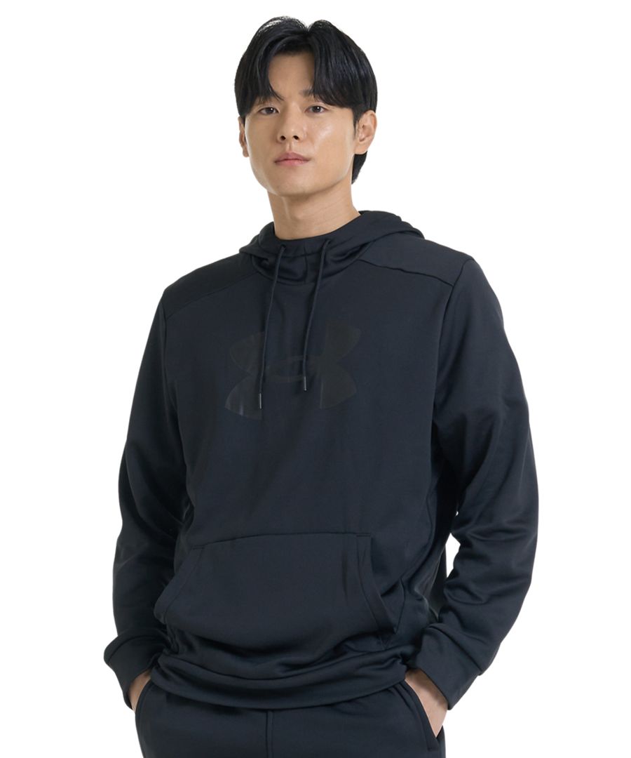 

Мужская толстовка с капюшоном и большим логотипом Under Armour, Black