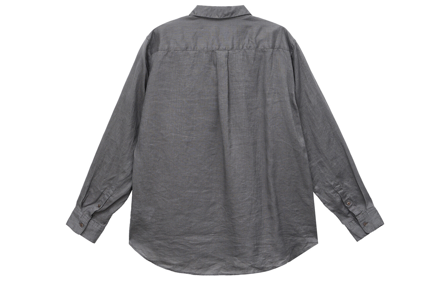 Женская рубашка UNIQLO, цвет Asphalt Gray — фото 2