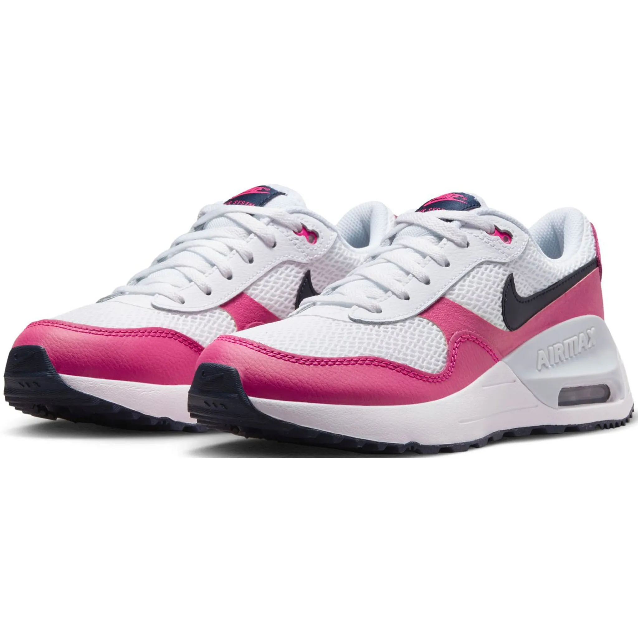 

Кроссовки Nike Sportswear «AIR MAX SYSTM (GS)», цвет white/obsidian