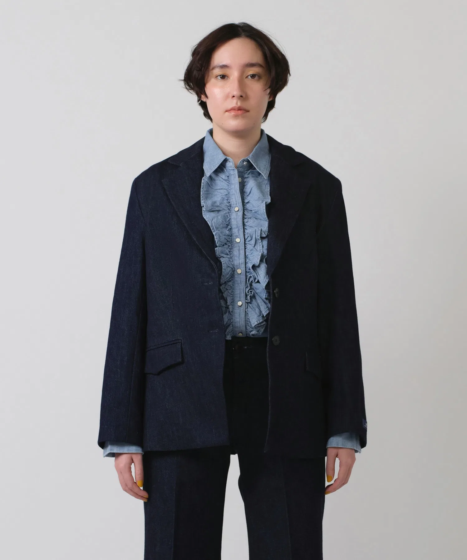 Пиджак Levi's BLUETAB™ Relaxed Blazer Jacket, темно-синий. — фото 3