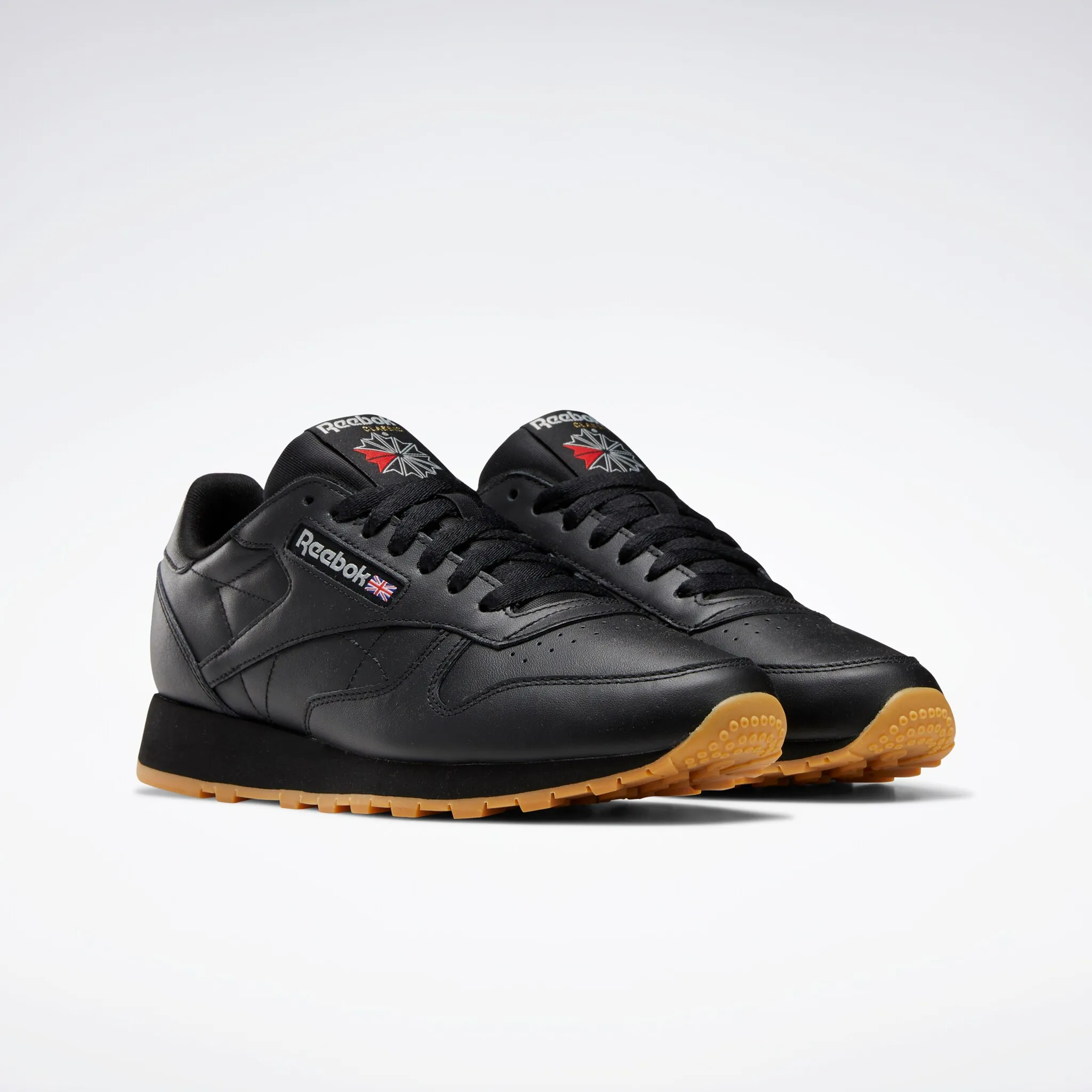 

Кроссовки Reebok Classic "CLASSIC LEATHER", цвет Schwarz-Gum