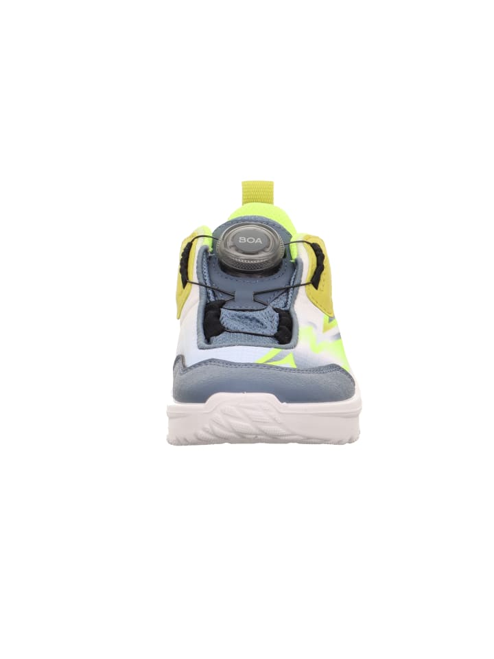 Superfit Низкие кроссовки KICKS сине-желтого цвета — фото 4