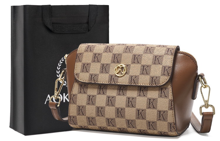 

Сумка кросс-боди AOKANG, карамельный кофе