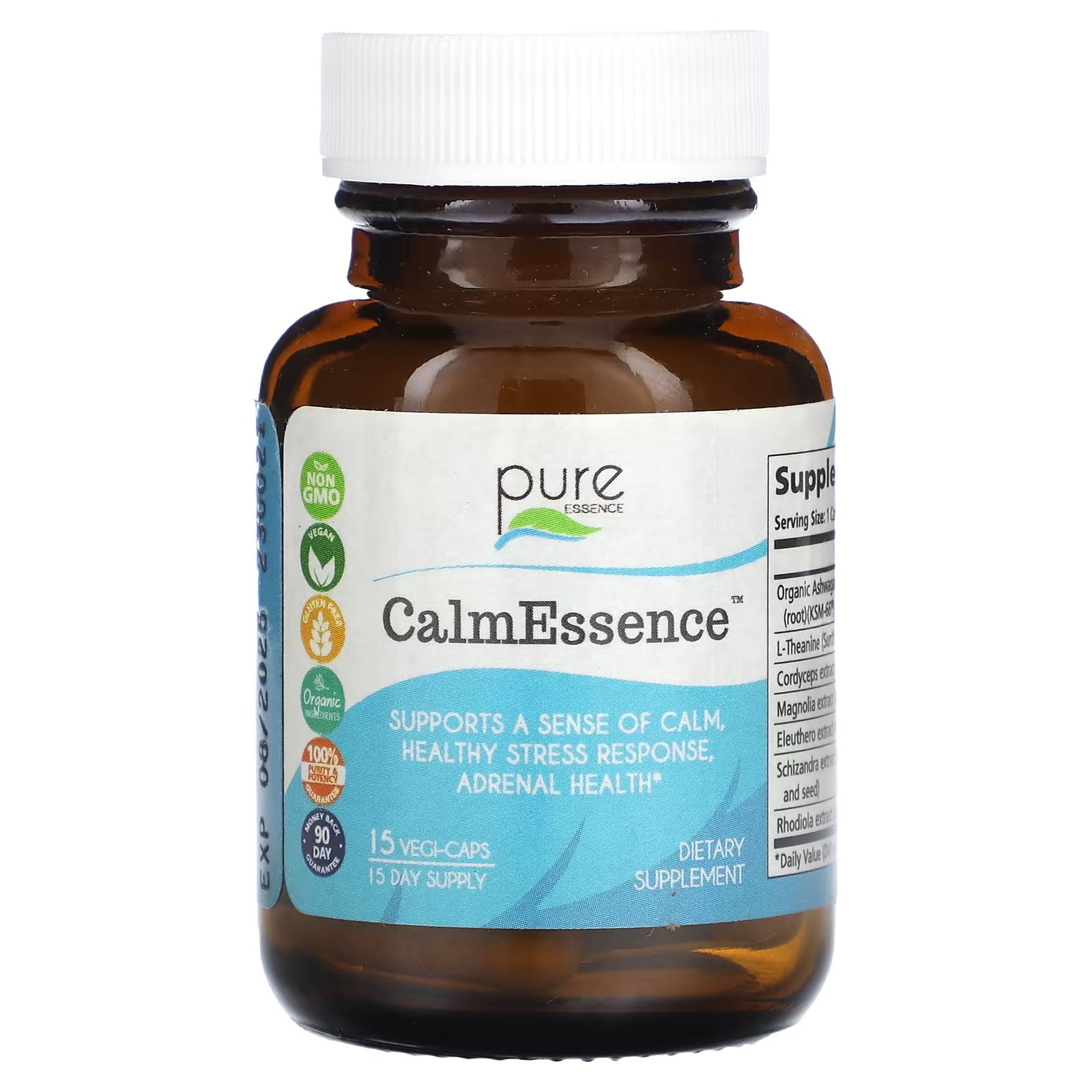 

CalmEssence, 15 растительных капсул Pure Essence