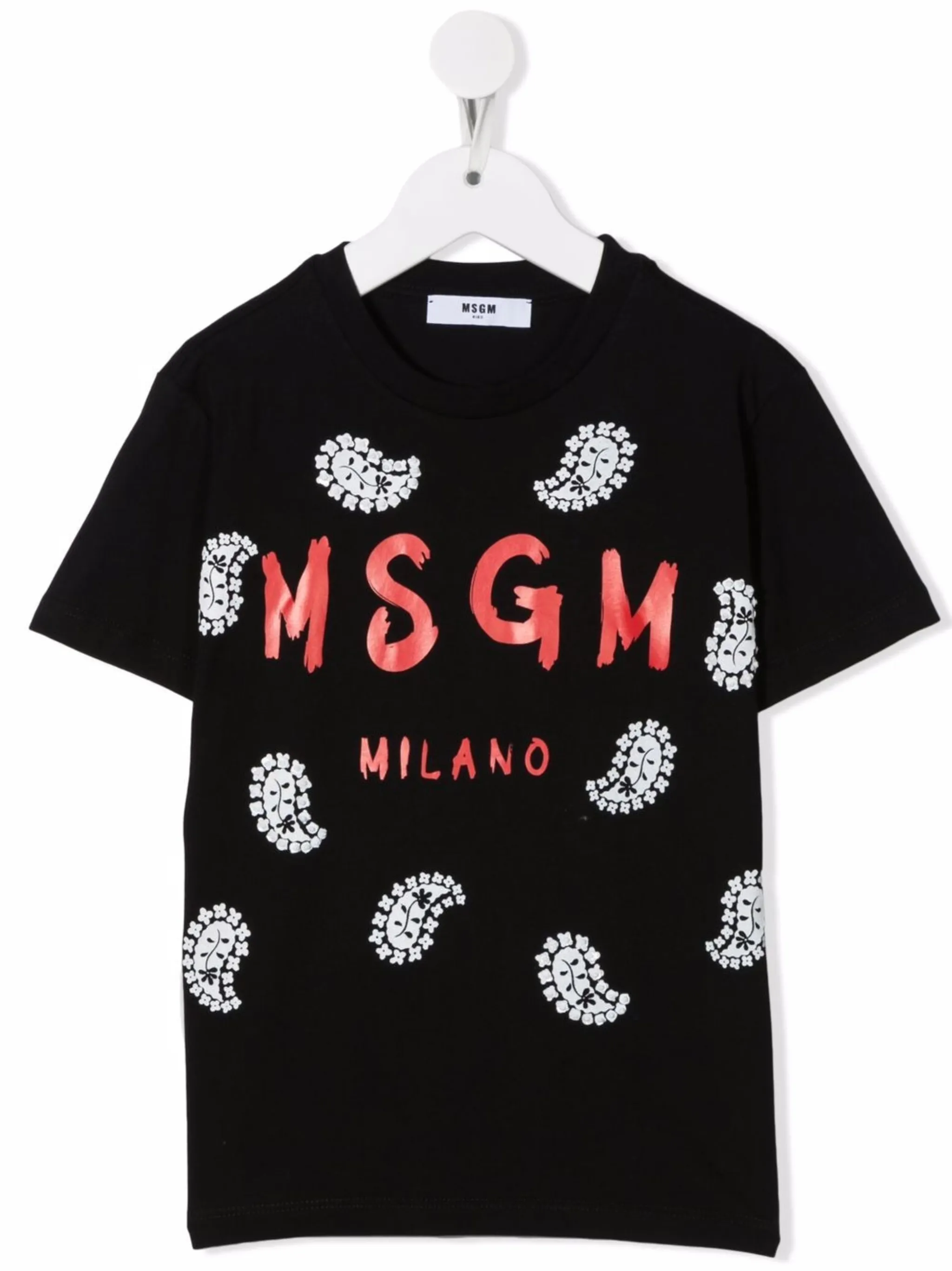 

Футболка с логотипом Msgm Kids, черный