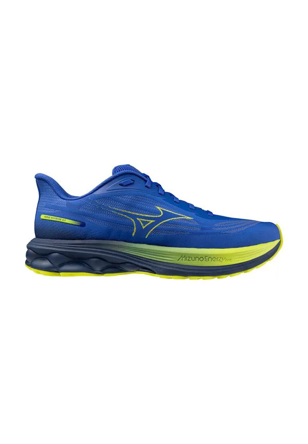 Кроссовки для трейлраннинга wave skyrise Mizuno, Dazzling Blue/Fortune Yellow/Estate Blue — фото 3