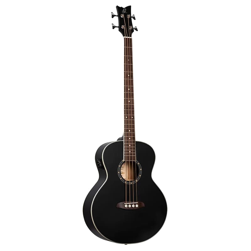 

Басс гитара Ortega Acoustic Bass Deep Series 7 4-String Medium Scale Bass Spruce/Mahogany Satin Black - D7E-SBK-4