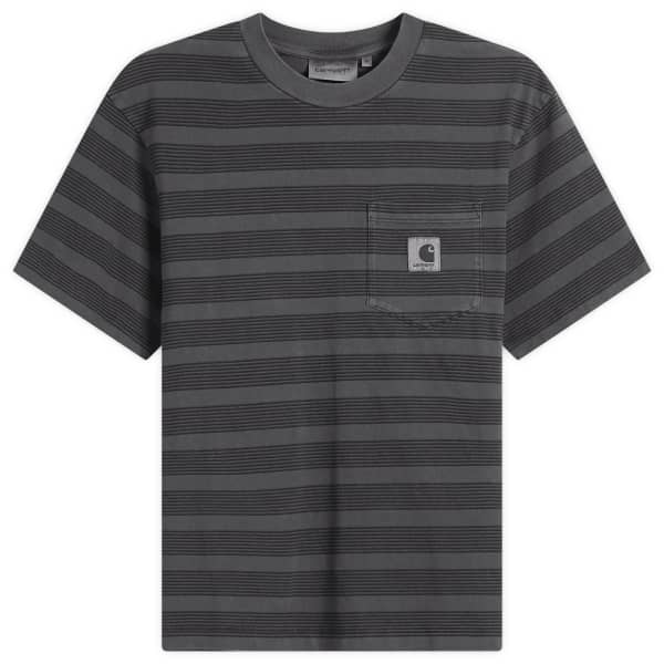 

Футболка с коротким рукавом и карманом Hanson Carhartt Wip, hanson w stripe, черный