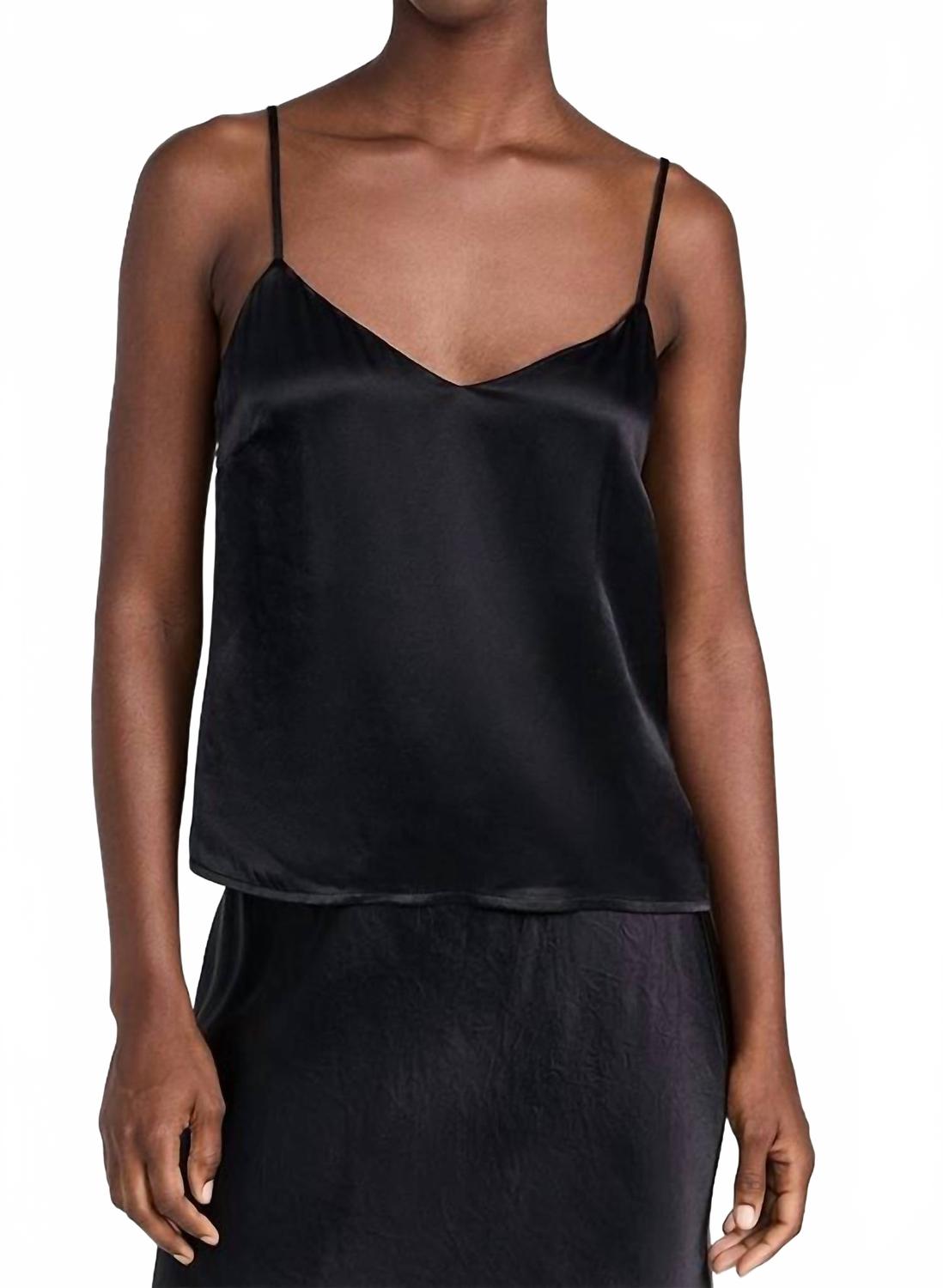 

Paola майка с V-образным вырезом в черном цвете Rails