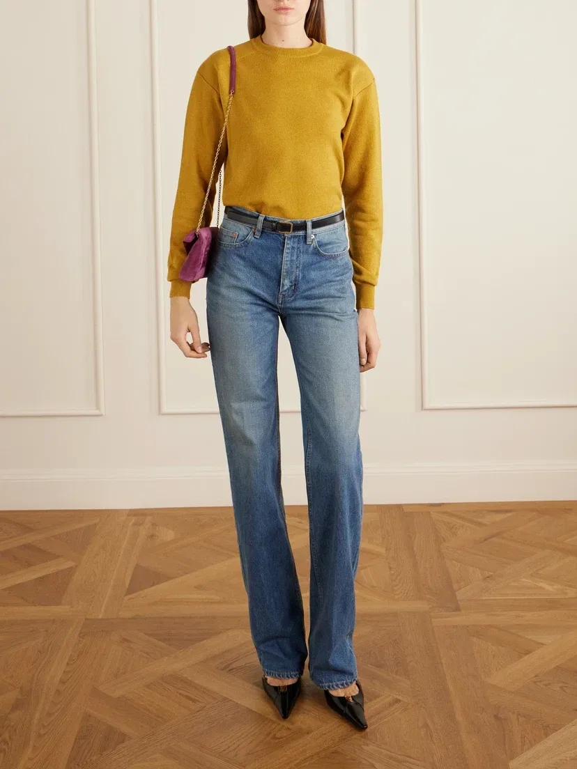 Замшевая сумка на плечо Cassandre SAINT LAURENT, розовый — фото 3