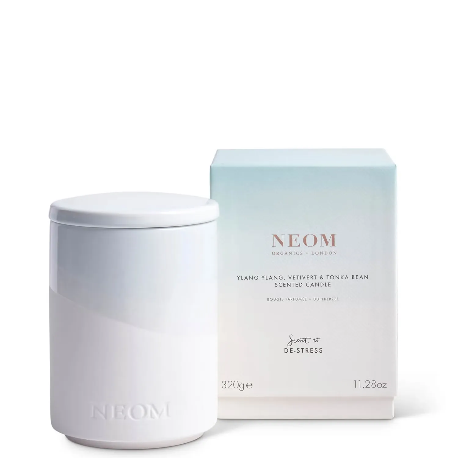 

Ароматическая свеча «Иланг-иланг, ветиверт и бобы тонка» 320г Neom