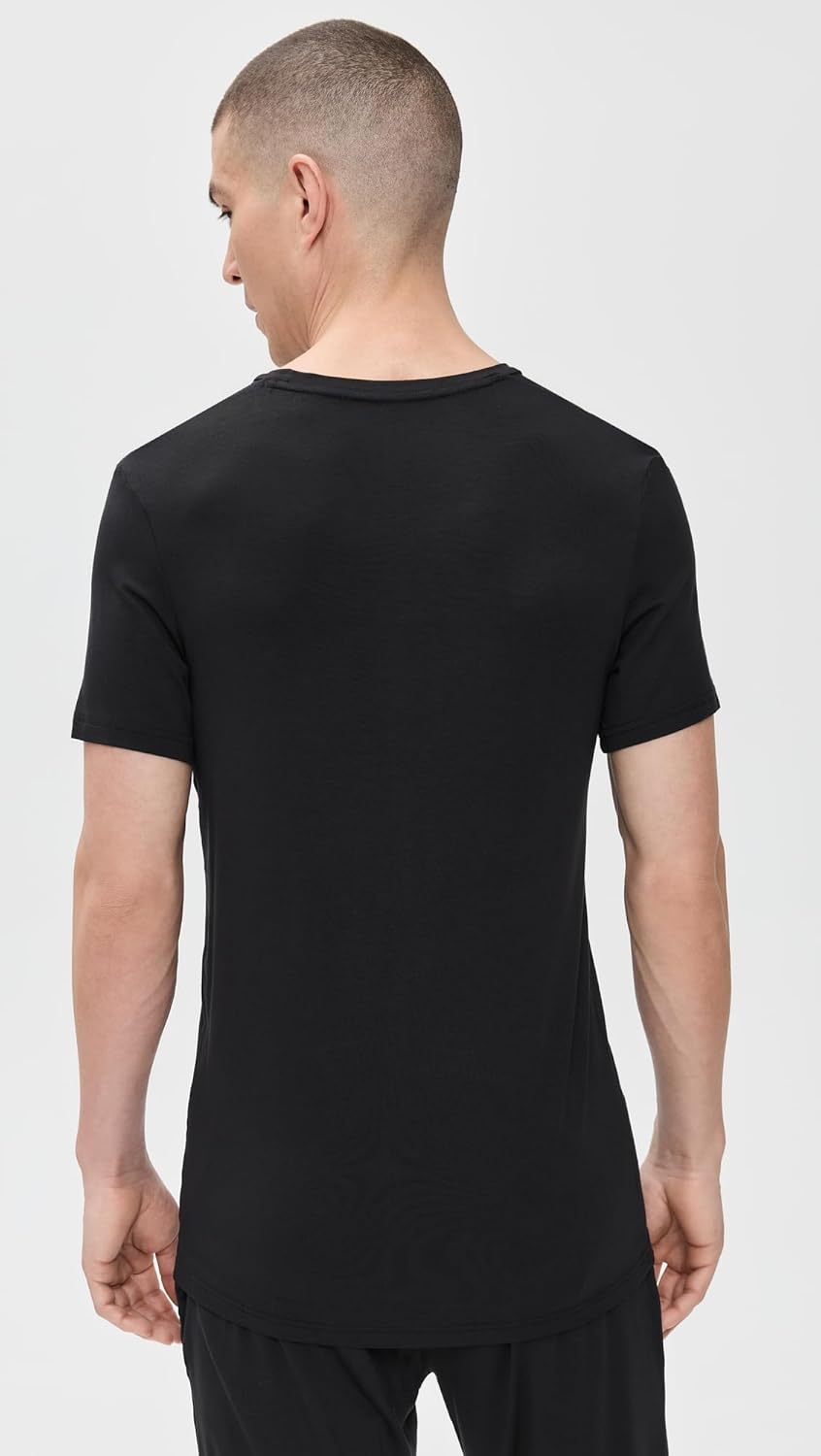 

Мужская ультрамягкая футболка Calvin Klein Underwear из модала для сна с круглым вырезом, Black