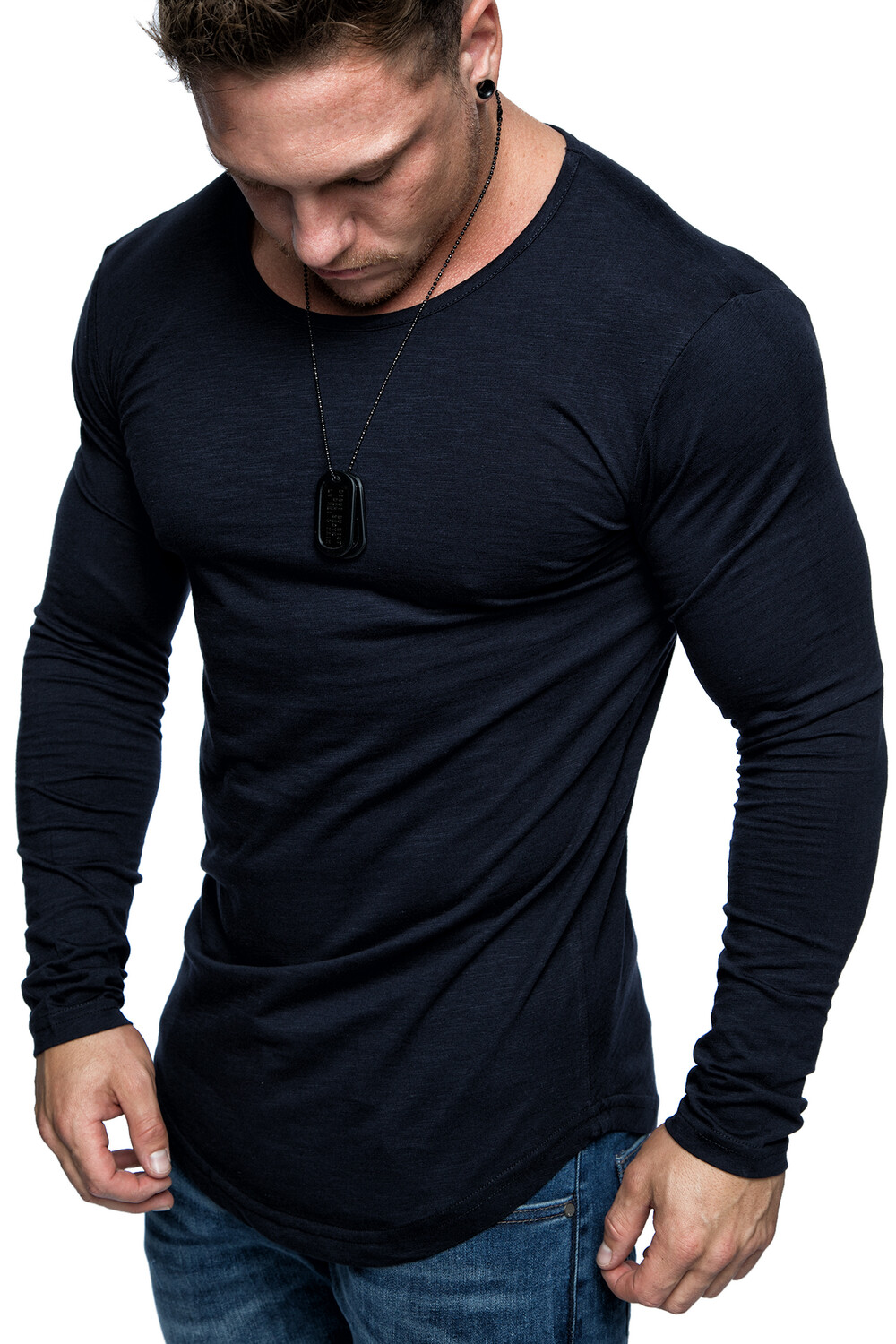 

Футболка Amaci&Sons Langarm FRISCO, цвет Navyblau
