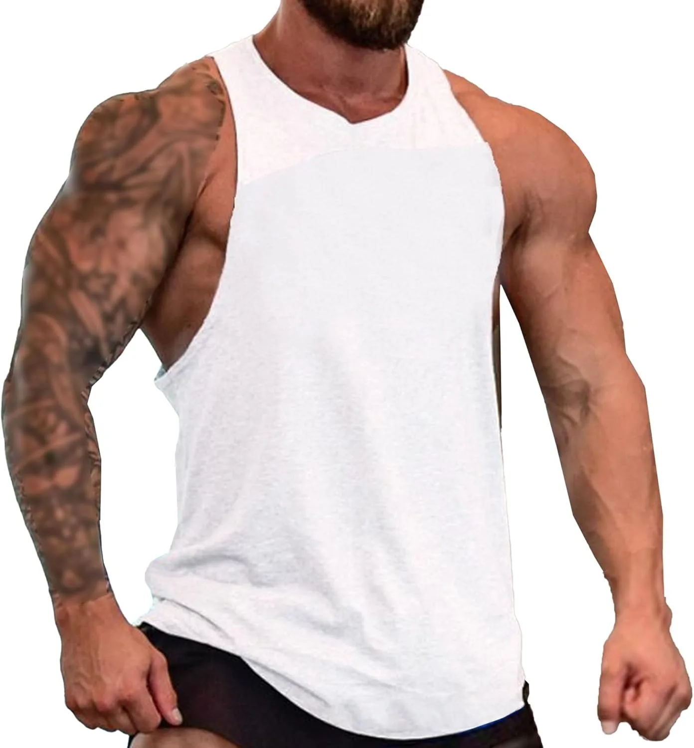 

Мужской майка bodybuilding dry fit y-back для фитнеса PHJTOMK
