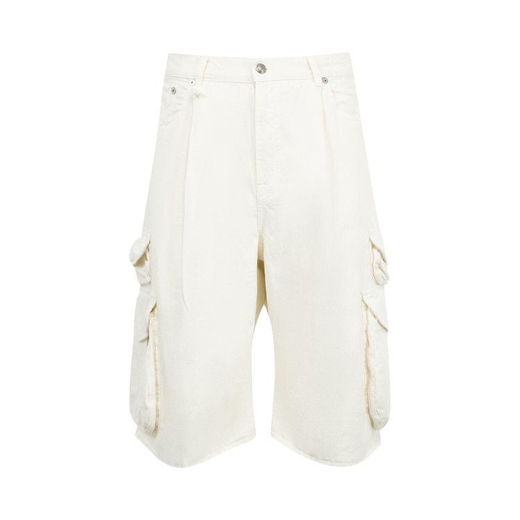

Шорты R13 Bermuda Cargo Short, White Slubby Twill