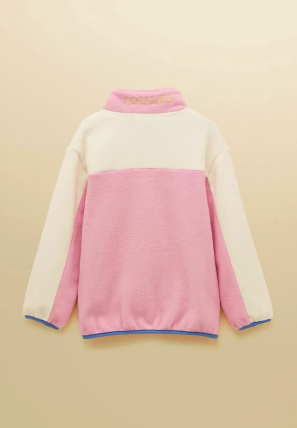 Куртка из флиса на молнии, стандартного кроя. Joules, Pink & Cream — фото 2
