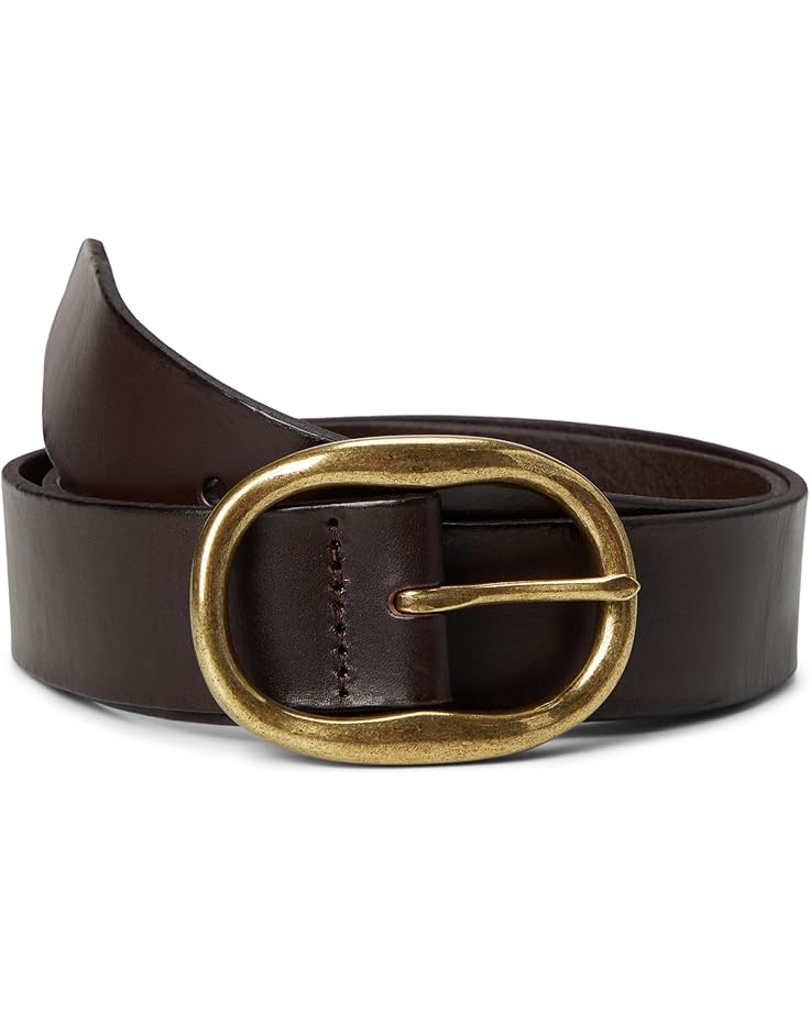 

Ремень Madewell Oval Buckle Belt, цвет Coffee Bean