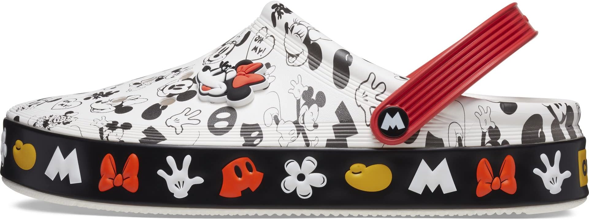 Сабо Crocs Mickey Off Court Clog, белый — фото 4