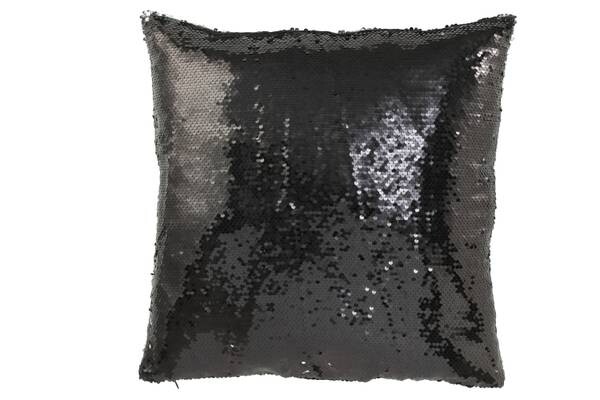 

Подушка J-LINE Festive Fusion, 45x45x45 см, черный