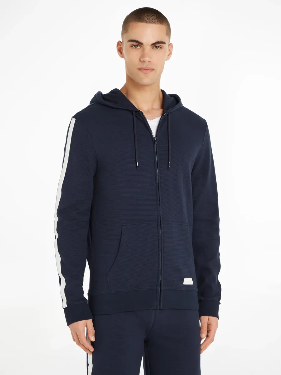 

Толстовка Tommy Hilfiger Underwear "HWK FZ HOODIE" с фирменной этикеткой на рукавах, цвет Desert Sky