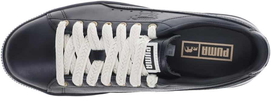 Мужские кроссовки PUMA Clyde The Brooklyn Circus с шнуровкой - черные — фото 4