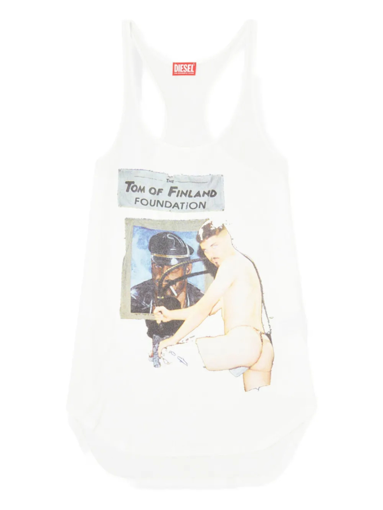 

Diesel жилет Pr-T-Shanry-Tom из коллаборации с Tom of Finland Foundation, белый