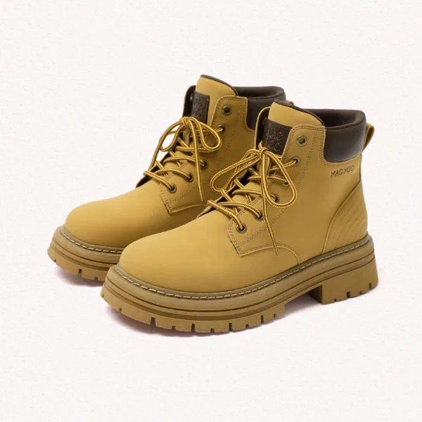 Ботинки Mound Hilltop Point Short Walker от Mac Moc, искусственная кожа, 4.5 см, верблюжий