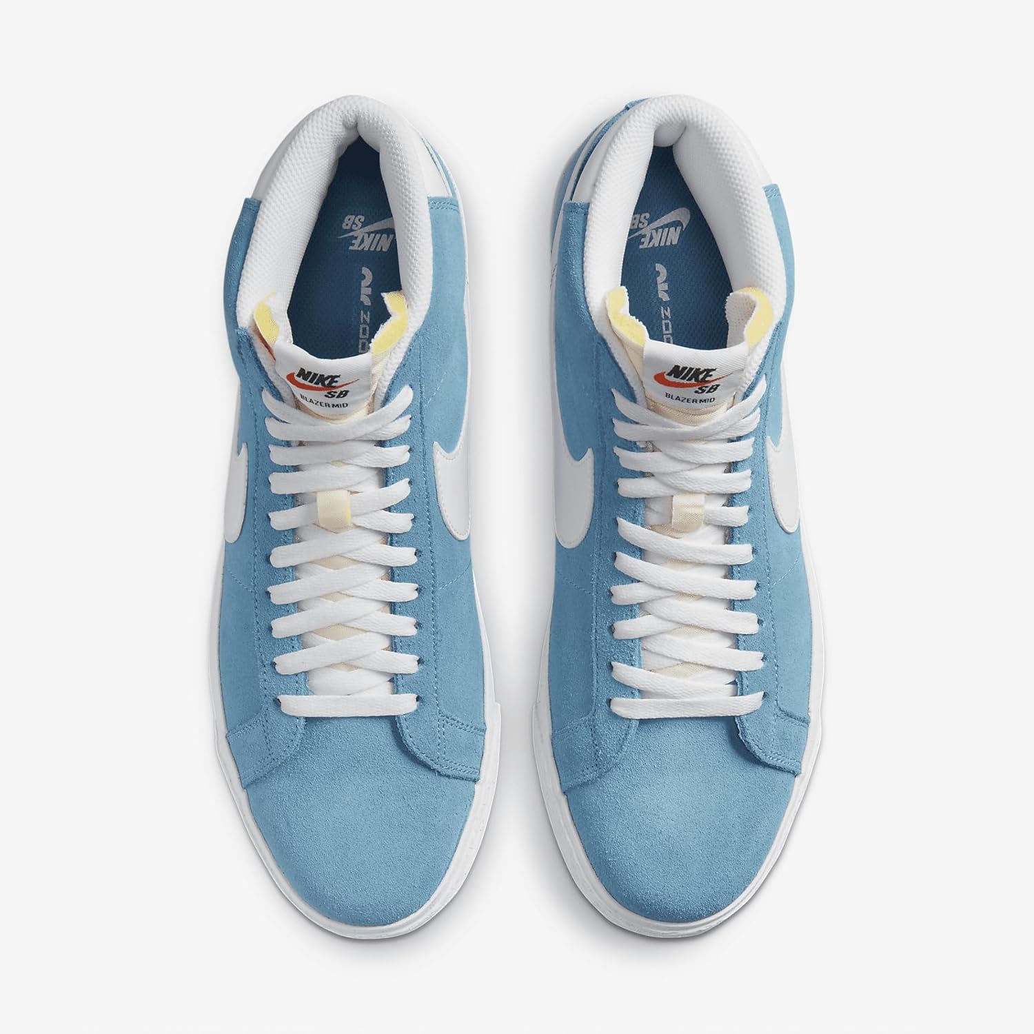 Мужские кроссовки для фитнеса и скейтбординга Nike, Cerulean/Cerulean/White/White — фото 2