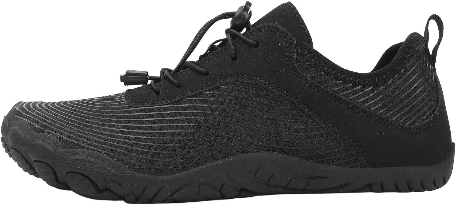 

Кроссовки для женщин и мужчин, профессиональные быстросохнущие походные кроссовки с широким носком Canbebig, черный