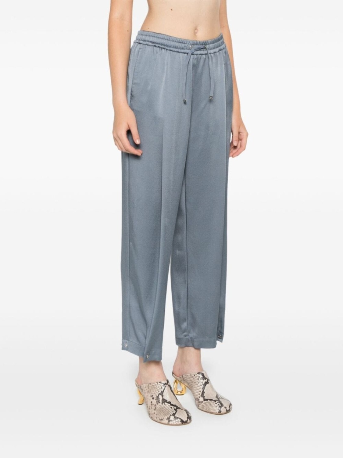 

Herno брюки с эластичным поясом, синий