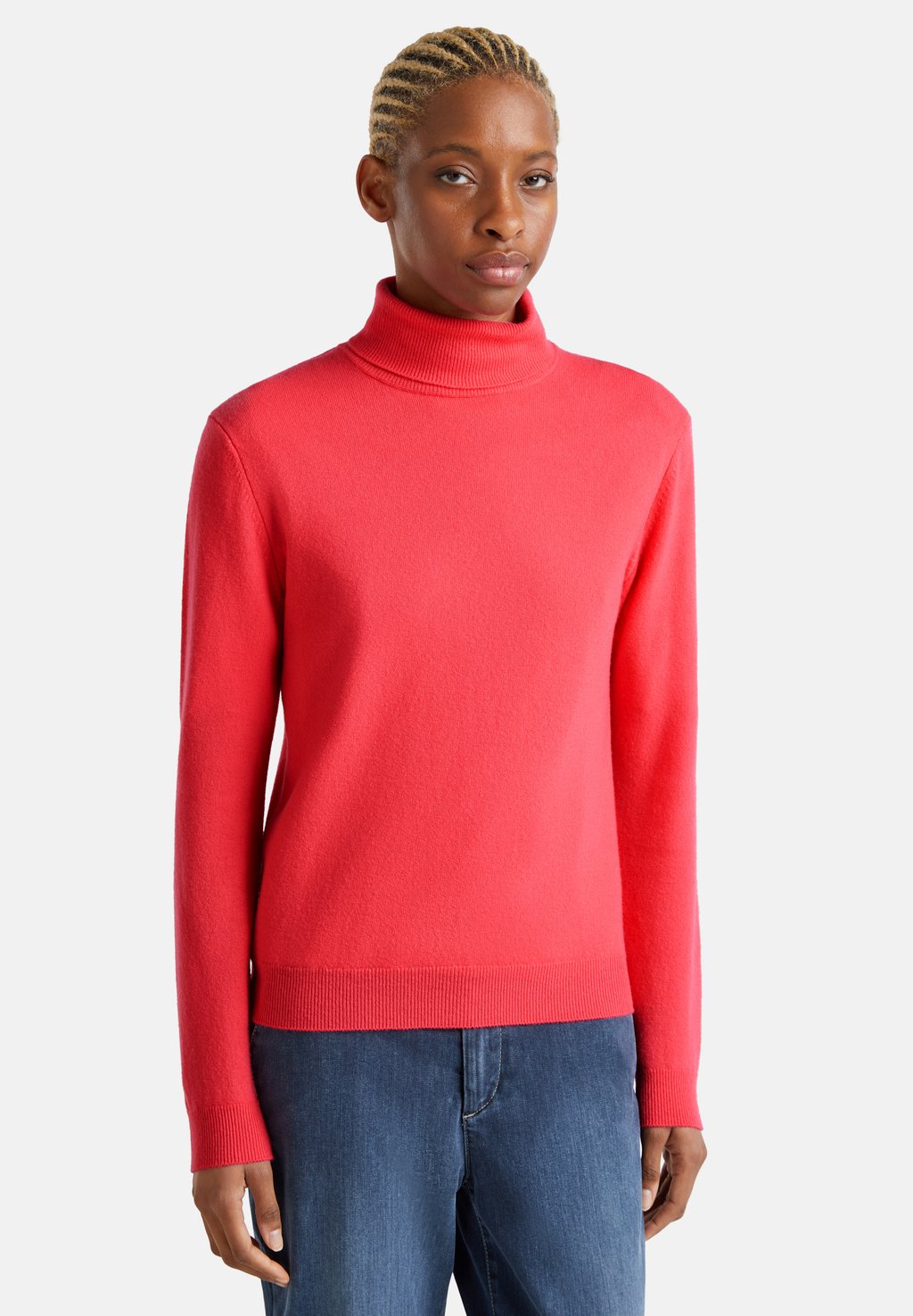

Джемпер TURTLENECK United Colors of Benetton, розовый