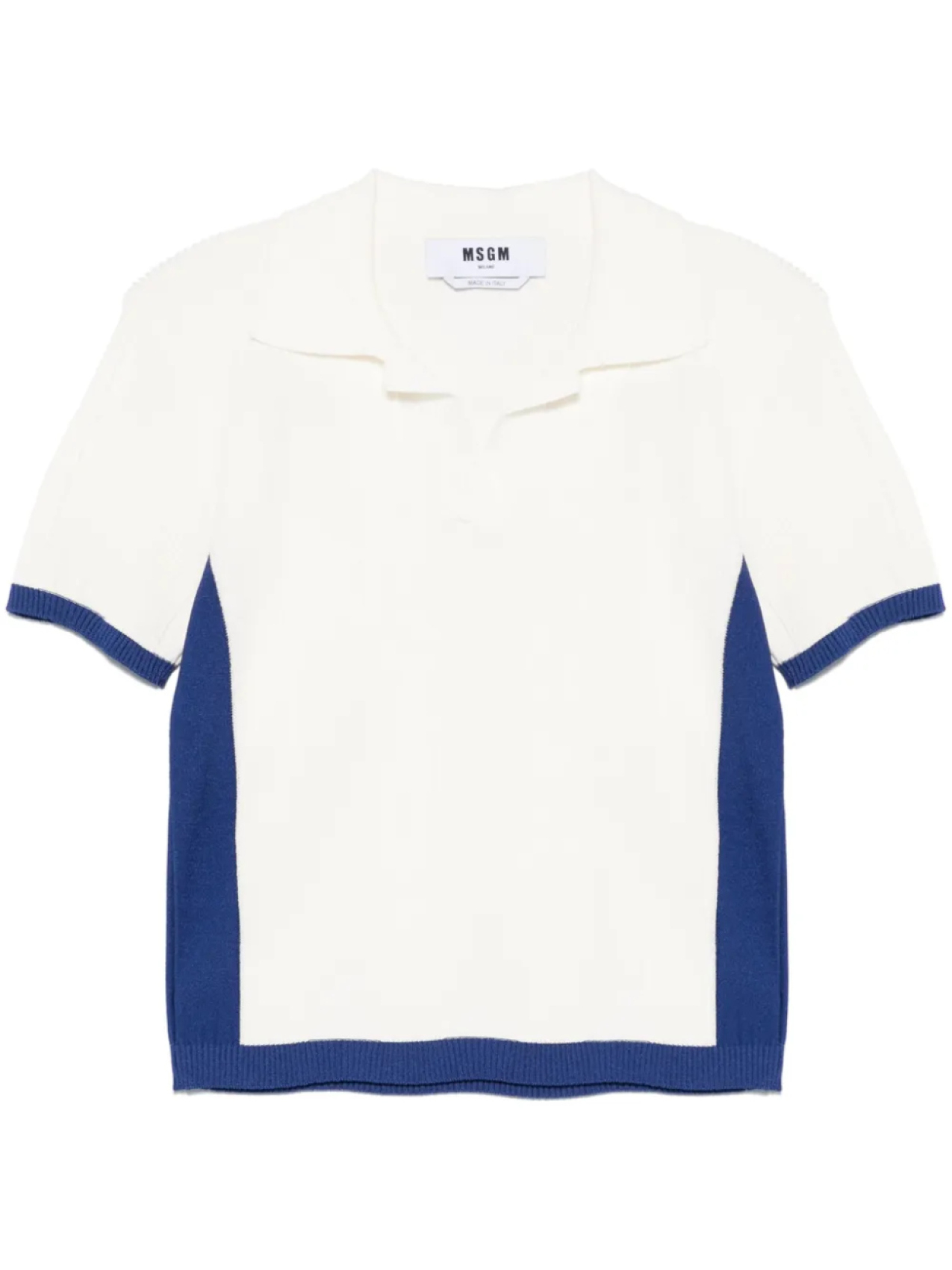 

MSGM футболка с контрастной отделкой, нейтральный
