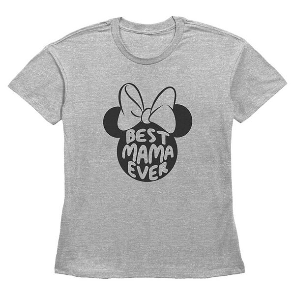 

Футболка женская с принтом Minnie Mouse Best Mama Ever Disney