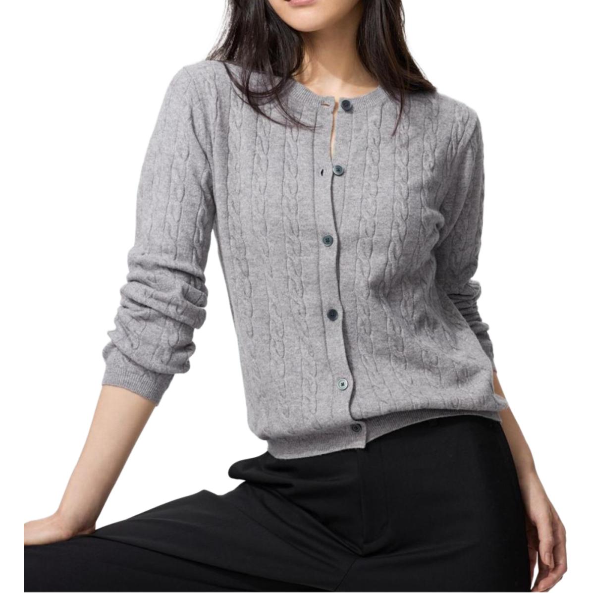 

UNIQLO Топ женский серый