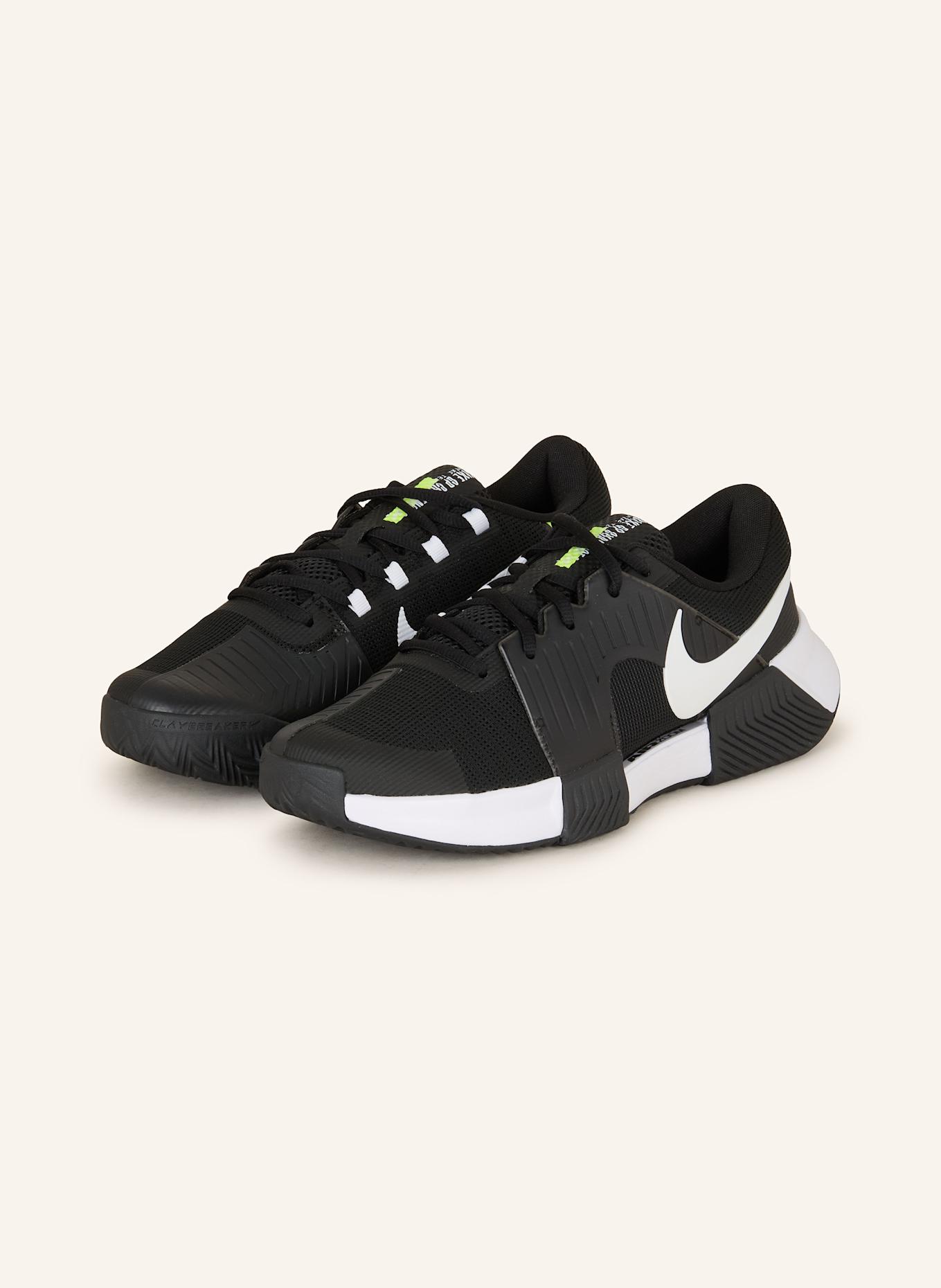 

Теннисные туфли zoom gp challenge 1 Nike, черный