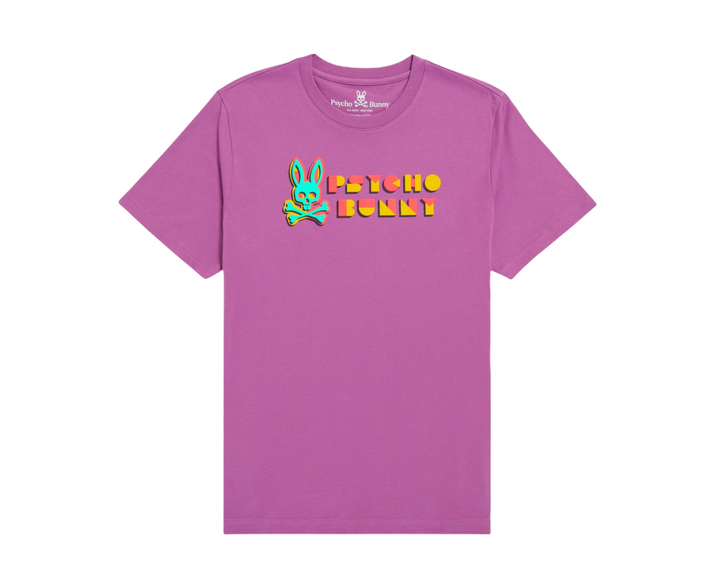 

Мужская футболка Psycho Bunny Mateo Deco Purple Haze B6U133S1PC-PUH