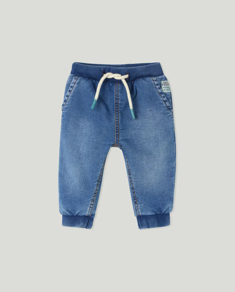 

Джинсовые спортивные штаны для мальчика из плюша Baby El Corte Inglés, голубой