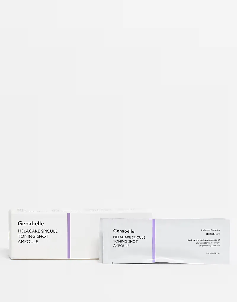 Сыворотка Korean Skincare — Тонизирующая ампула с микрочастицами Genabelle Melacare Spicule Toning Shot , x3, 3 мл