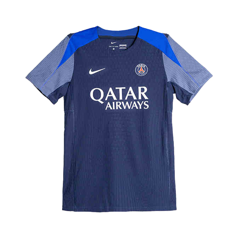 

Топ мужской футболка Paris Saint Germain Strike с коротким рукавом Dri FIT Nike, синий