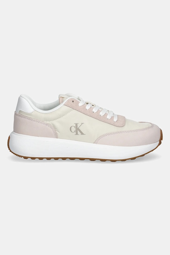 Кроссовки Athleisure Runner на шнурках микс WN Calvin Klein Jeans, бежевый — фото 2